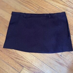 Sandy Liang mini Holly Skirt in Brunette